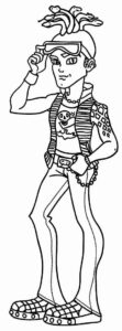 Desenho de Monster High Desenho Colorir Imprimir 35