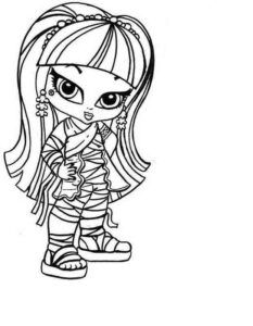 Desenho de Monster High Desenho Colorir Imprimir 36