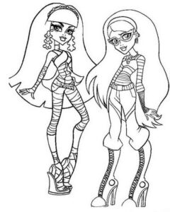 Desenho de Monster High Desenho Colorir Imprimir 44