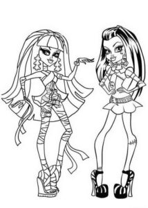 Desenho de Monster High Desenho Colorir Imprimir 46