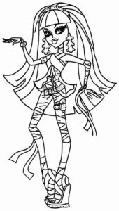 Desenho de Monster High Desenho Colorir Imprimir 47