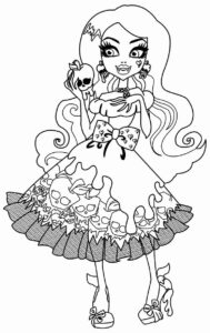 Desenho de Monster High Desenho Colorir Imprimir 49