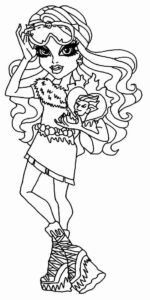 Desenho de Monster High Desenho Colorir Imprimir 50