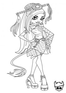 Desenho de Monster High Desenho Colorir Imprimir 51