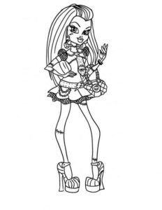 Desenho de Monster High Desenho Colorir Imprimir 52