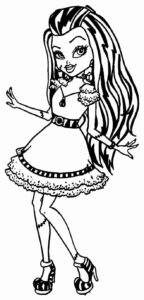 Desenho de Monster High Desenho Colorir Imprimir 54