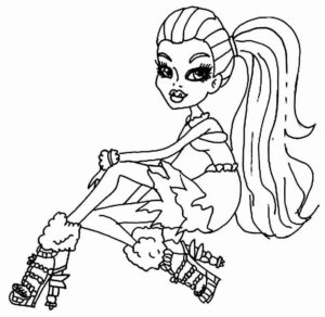 Desenho de Monster High Desenho Colorir Imprimir 55