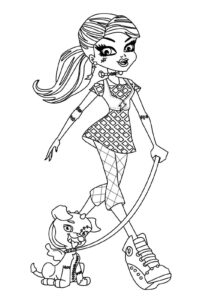 Desenho de Monster High Desenho Colorir Imprimir 57