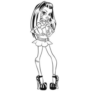 Desenho de Monster High Desenho Colorir Imprimir 58