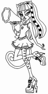 Desenho de Monster High Desenho Colorir Imprimir 61