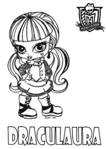 Desenho de Monster High Desenho Colorir Imprimir 64