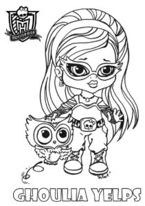 Desenho de Monster High Desenho Colorir Imprimir 71