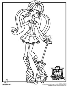 Desenho de Monster High Desenho Colorir Imprimir 74