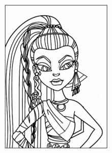 Desenho de Monster High Desenho Colorir Imprimir 78