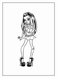 Desenho de Monster High Desenho Colorir Imprimir 80