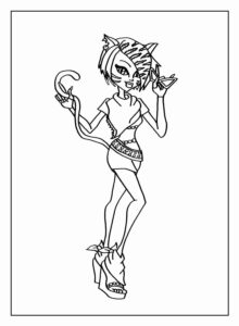 Desenho de Monster High Desenho Colorir Imprimir 83