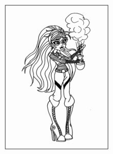 Desenho de Monster High Desenho Colorir Imprimir 84