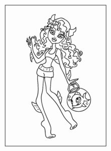 Desenho de Monster High Desenho Colorir Imprimir 85