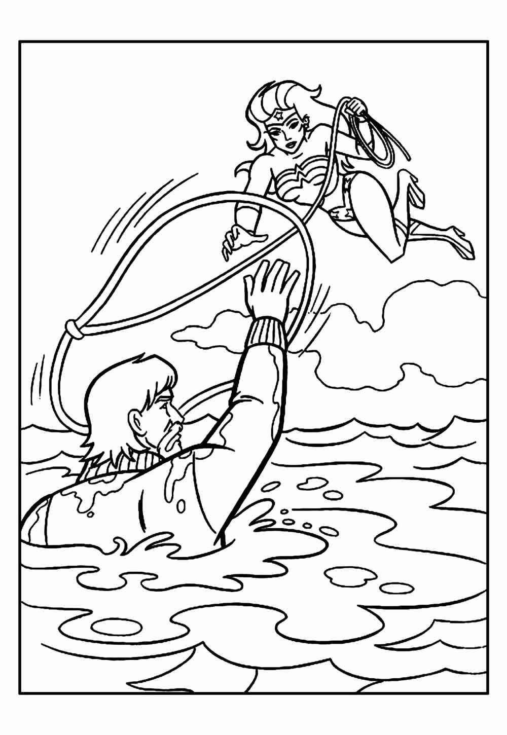 Desenho de Mulher Maravilha Desenho Colorir Imprimir 21