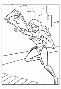 Desenho de Mulher Maravilha Desenho Colorir Imprimir 32