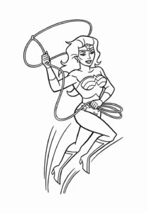 Desenho de Mulher Maravilha Desenho Colorir Imprimir 34