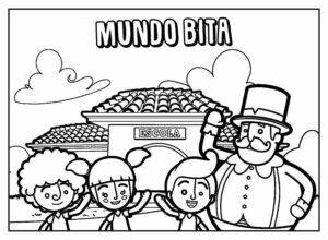 Desenho de Mundo Bita Desenho Colorir Imprimir 17