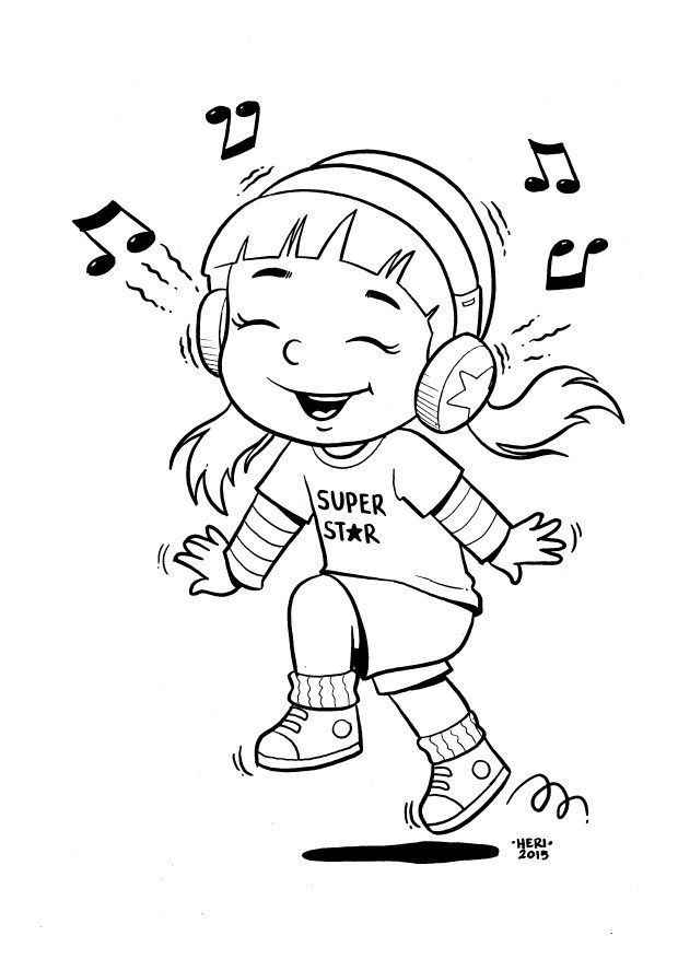 Desenho de Musica Desenho Colorir Imprimir 10