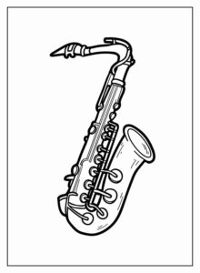 Desenho de Musica Desenho Colorir Imprimir 11