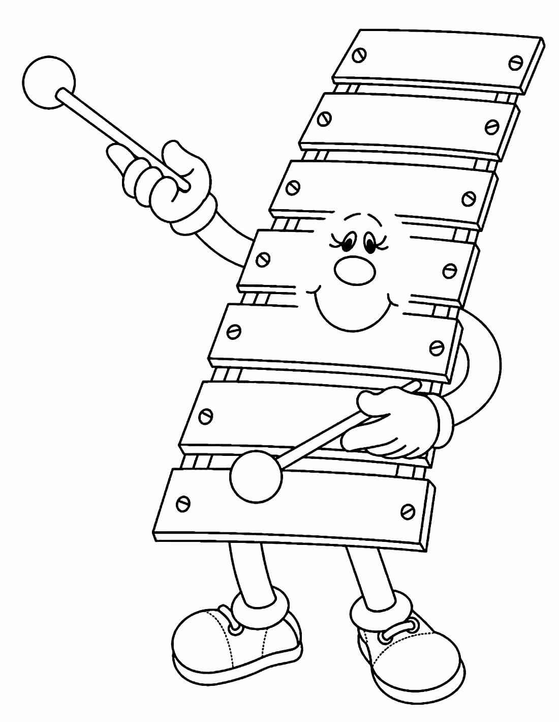 Desenho de Musica Desenho Colorir Imprimir 23