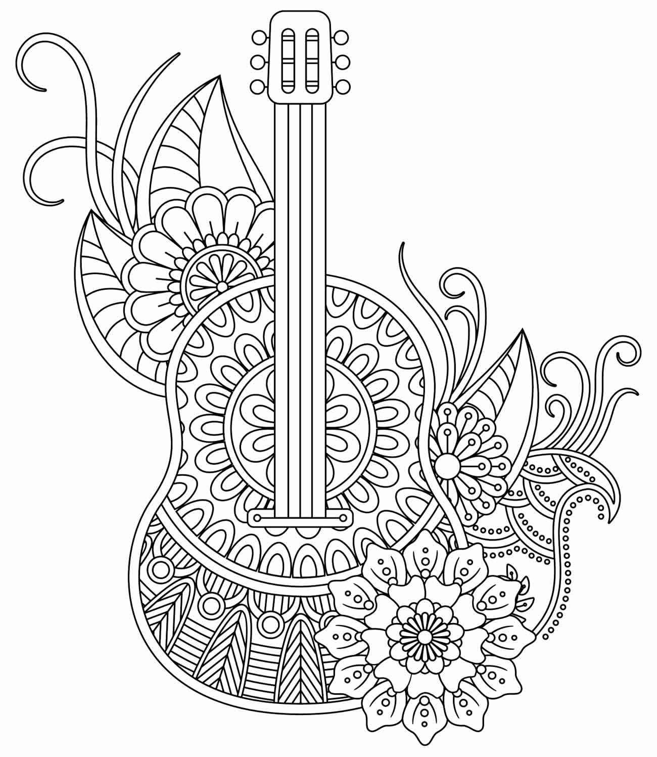 Desenho de Musica Desenho Colorir Imprimir 29