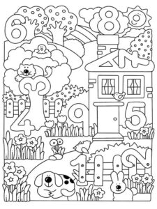 Desenho de Numeros Desenho Colorir Imprimir 07