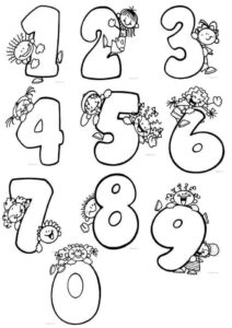 Desenho de Numeros Desenho Colorir Imprimir 08