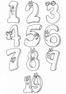 Desenho de Numeros Desenho Colorir Imprimir 10
