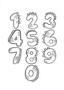 Desenho de Numeros Desenho Colorir Imprimir 14