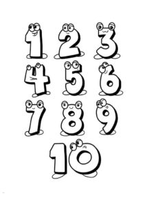 Desenho de Numeros Desenho Colorir Imprimir 17