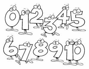Desenho de Numeros Desenho Colorir Imprimir 19