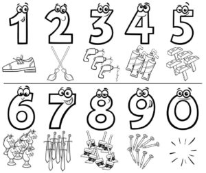 Desenho de Numeros Desenho Colorir Imprimir 22