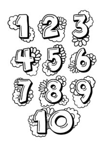 Desenho de Numeros Desenho Colorir Imprimir 24