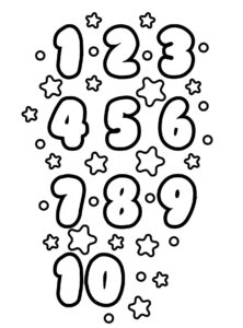 Desenho de Numeros Desenho Colorir Imprimir 25