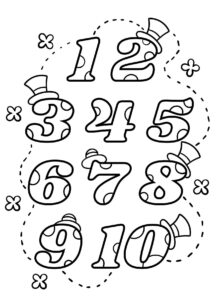 Desenho de Numeros Desenho Colorir Imprimir 26
