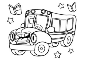 Desenho de ônibus Desenho Colorir Imprimir 28