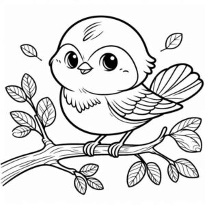 Desenho de Passarros Desenho Colorir Imprimir 27