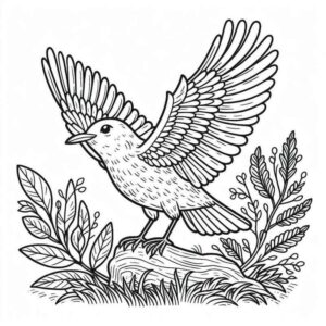 Desenho de Passarros Desenho Colorir Imprimir 28