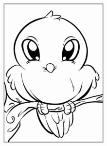 Desenho de Passarros Desenho Colorir Imprimir 54