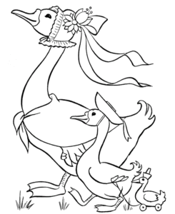 Desenho de Patinho Desenho Colorir Imprimir 21