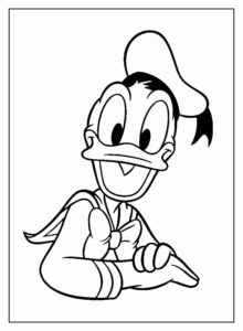 Desenho de Pato Donald Desenho Colorir Imprimir 20
