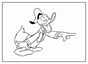 Desenho de Pato Donald Desenho Colorir Imprimir 23