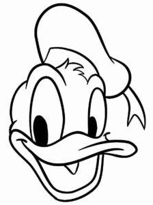 Desenho de Pato Donald Desenho Colorir Imprimir 28