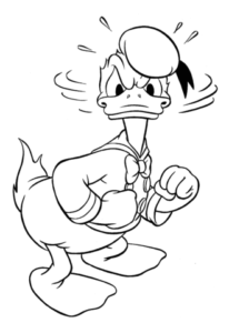 Desenho de Pato Donald Desenho Colorir Imprimir 39