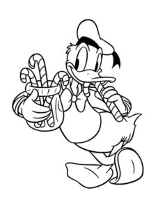 Desenho de Pato Donald Desenho Colorir Imprimir 41